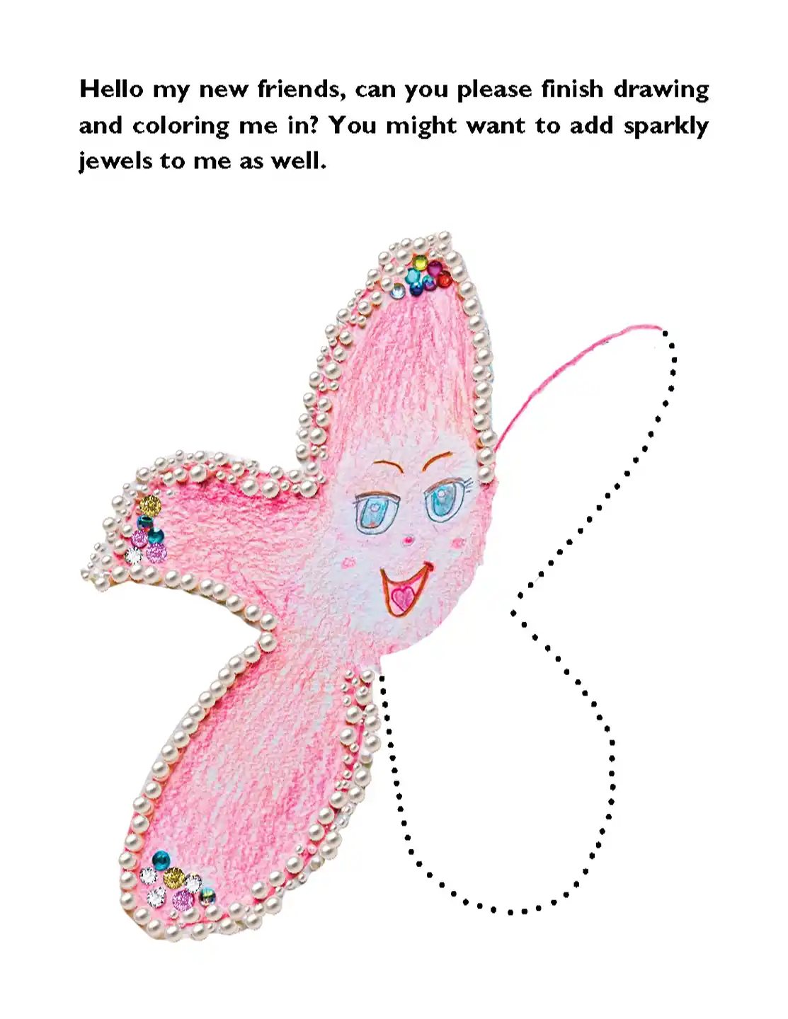 Sally Sea Star Feelings of the heart coloring and activity book - page 4