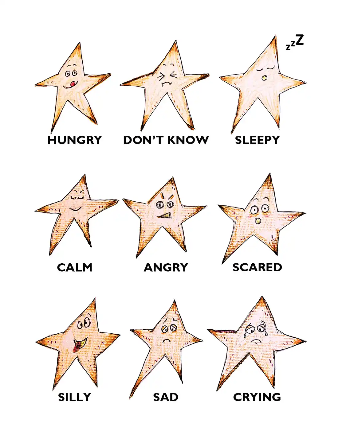 Sally Sea Star Feelings of the heart coloring and activity book - page 14