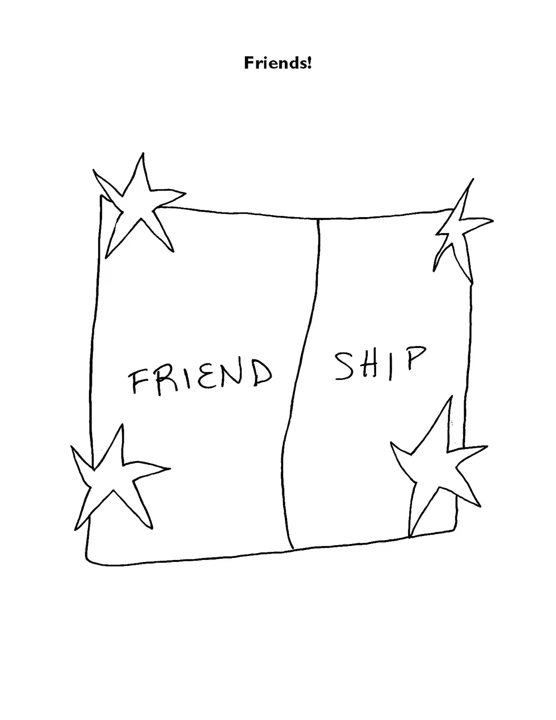 Sally Sea Star Feelings of the heart coloring and activity book - page 23